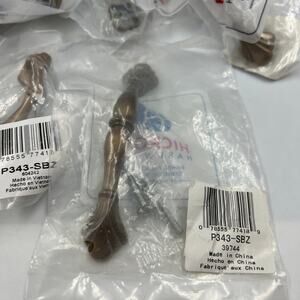 Hickory Hardware P343-SBZ 3" Eclipse Drawer Knob Pull Satin Bronze Lot 18 NEW